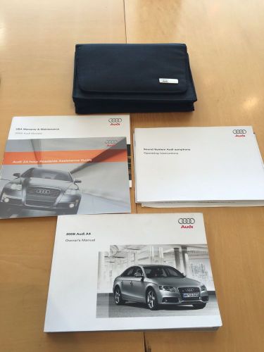2009 audi a4 owners manual
