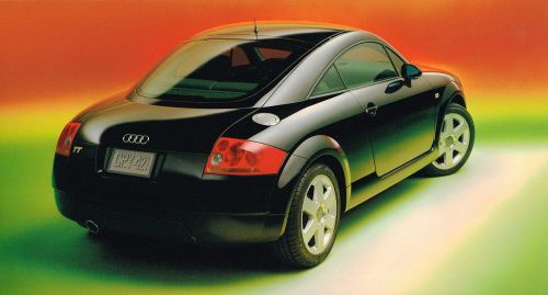 Huge 1999?2000 audi tt coupe brochure with color chart