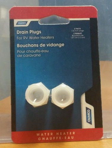 Drain plugs for rv water heater - contains two 1/2 inch plugs
