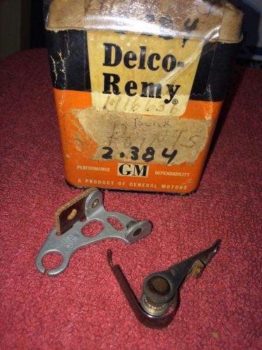 1955 1956 chevrolet v8 car, truck, corvette nos delco remy points set 1924499