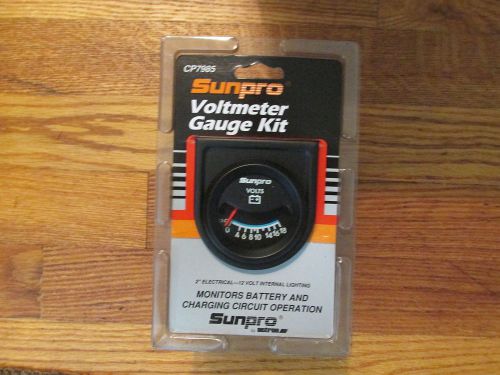 Sunpro voltmeter gauge kit cp7985