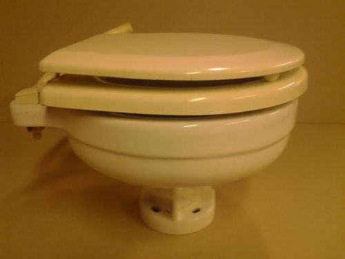 Marine vitreous china toilet bowl
