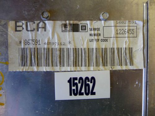 84 OLDSMOBILE CUTLASS CIERA ENGINE COMPUTER ECU ECM 1226455 OEM, US $54.99, image 1