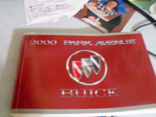 00 2000 buick park avenue owners manual used in great shape