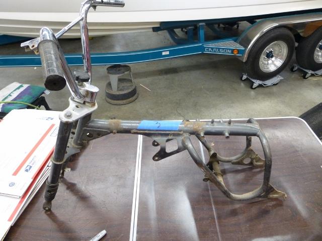 Honda qa 50 frame  with front end and handle bars