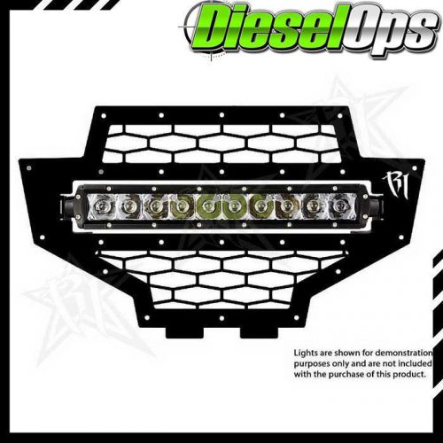 Rigid industries black led grille polaris rzr 2011-2013