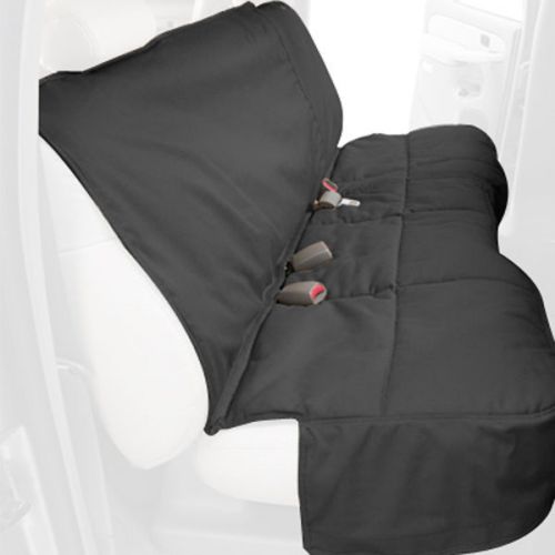 Canine covers dcc4701ch - polycotton rear row charcoal black seat protector