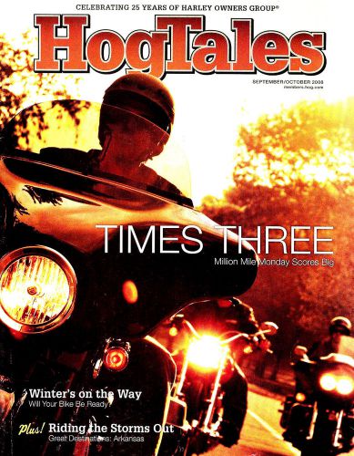 2008 sept/oct harley hog tales magazine -2009 tour bike upgrades-winter storage