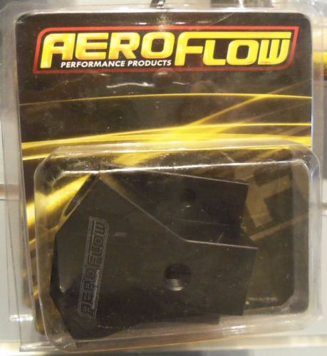 Aeroflow billet y-block with 1/8&#034; npt port - 8an inlet/outlet