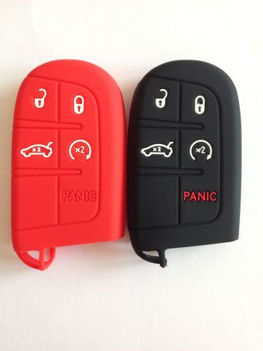 2 protective fob skin key cover jacket sleeve protector keyless for dodge gift
