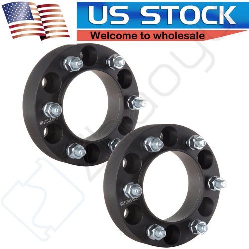 2pcs 2&#034; wheel spacers 8x170 for ford f250 superduty truck 14x2 studs billet