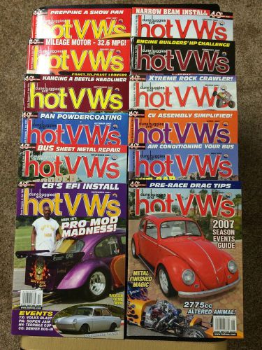 Dune buggies and hot vws 2007-12 issues.