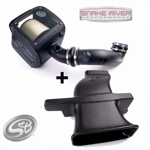 S&amp;b cold air intake with scoop 09-13 chevy silverado gmc sierra gas 1500 dry