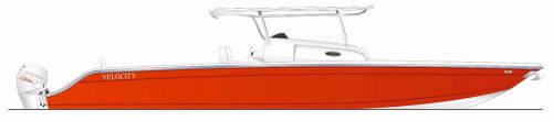 Brand new 39&#039; boat hull mold velocity