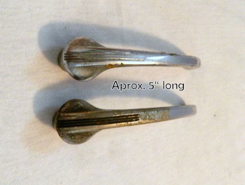 1930&#039;s 1940&#039;s chevy / rat rod chrome door handles pair original