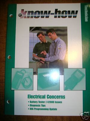 Buick electrical concerns j 42000 issues training book