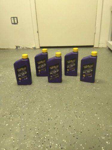 Royal purple 01130 sae 10w-30 rp series synthetic oil - (5) 1 qt bottles