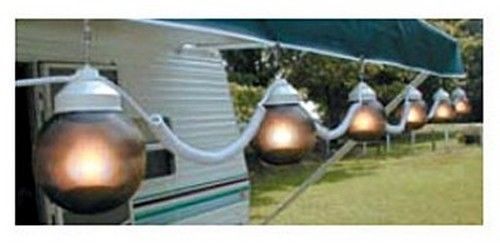 Rv trailer 6 globe string light weather resistant polymer products 16-32-17404