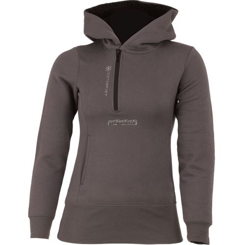 2017 motorfist women&#039;s drift hoodie-gray