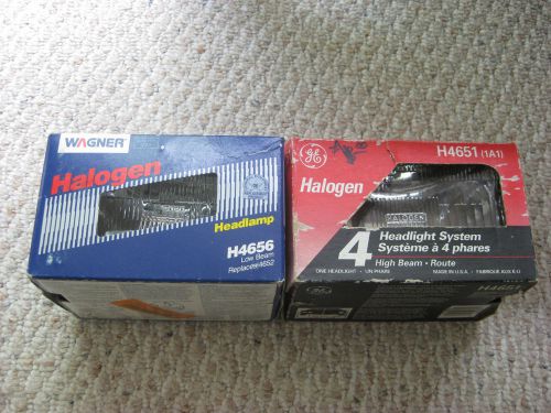 2 new halogen headlight low and high beam h 4651 h 4656 replaces 4652 mercury