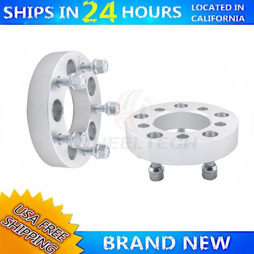 2x 1.25&#034; jeep 5x4.5 jk wheels on yj sj tj kk mj xj wheel spacers adapters
