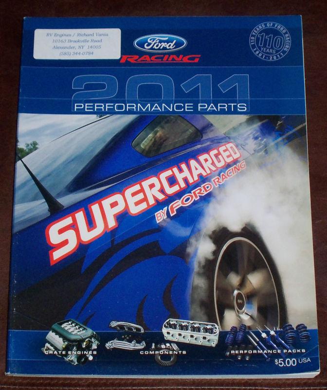 2011 ford motorsport svo performance equipment catalog- excellent!!