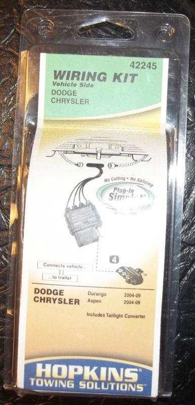 New hopkins wiring kit dodge chrysler plug in simple durango aspen 42245 