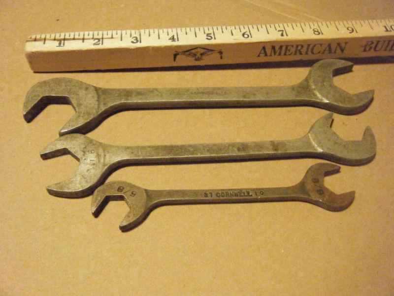 Three cornwell open end wrenches usa