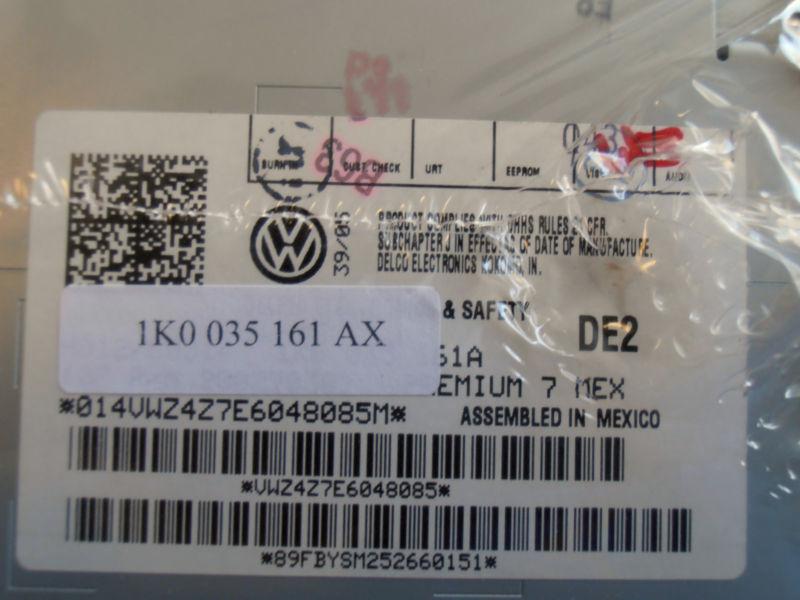 VW Factory OEM Genuine NIB In-Dash CD Player Radio 06-09 Jetta Passat EOS Rabbit, US $99.95, image 7