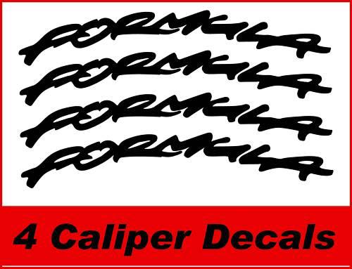 Pontiac firebird formula 4 caliper decals / gloss black