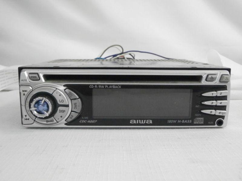 Car Stereo in dash CD Radio AIWA CDC-X227 with removable faceplate  Not Tested, US $0.99, image 2