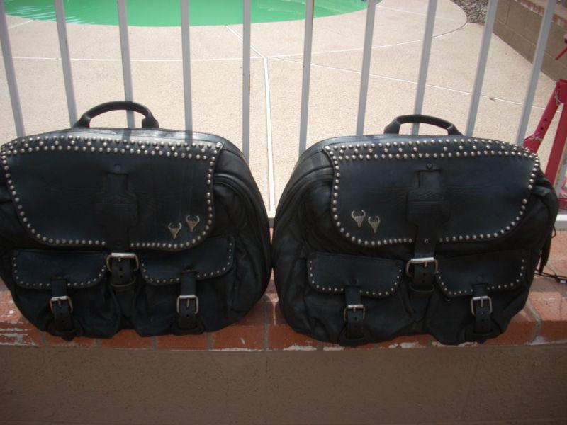 Harley fxr convertible bags from a 1993 model no reserve highest bid buys them 