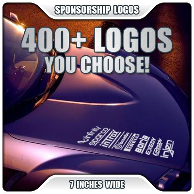 12 sponsor decals car graphic stickers audi bmw porsche
