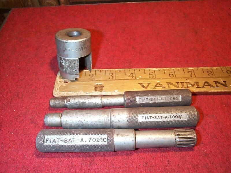 Fiat factory automotive 1960s 70s hand tool specialty tool 4 pcs 1960s hand tool