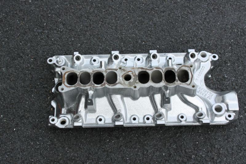 1986-1993 ford mustang 5.0 efi lower manifold - powder coated chrome