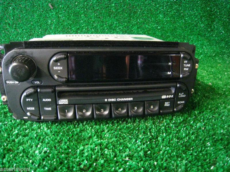 2007 jeep liberty dash 6-cd disc changer radio stereo player 