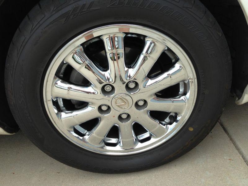 Lexus sc 300/400 oem chrome 10 spoke 16" wheels 