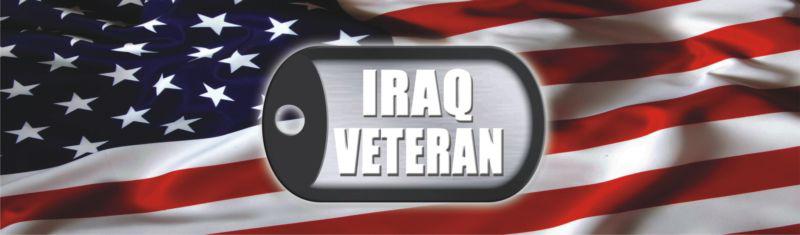 Rear window graphic - iraq veteran