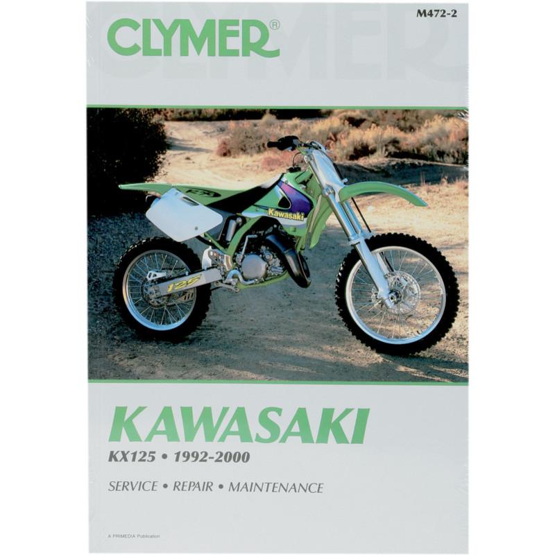 Clymer m472-2 repair service manual kawasaki kx125 1992-2000