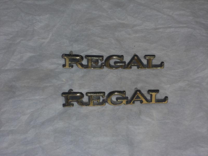 Very rare '73-76 buick regal roof ornament emblem vintage gold 1973 1976 oem