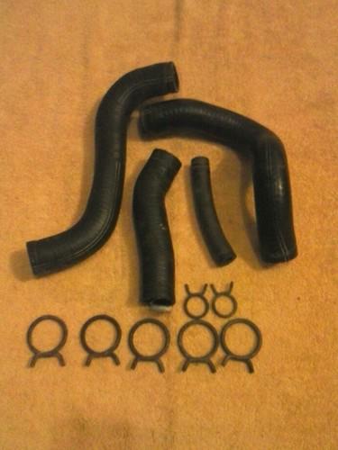 Kawasaki snowmobile invader coolant hoses complete set with clamps