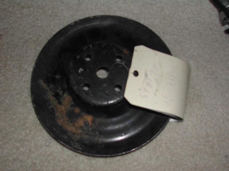 1964 gto 389 water pump pulley w/ o power steering 