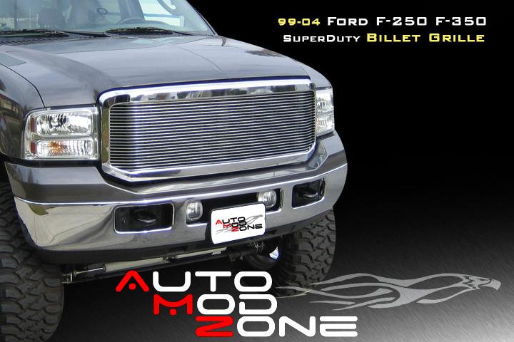 99-04 ford f250 f350 superduty full open billet grille grill replacement insert