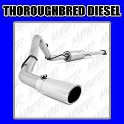 Mbrp gas exhaust 07-08 gm 1500 (new body style) ec/cc-sb catback single s5036al