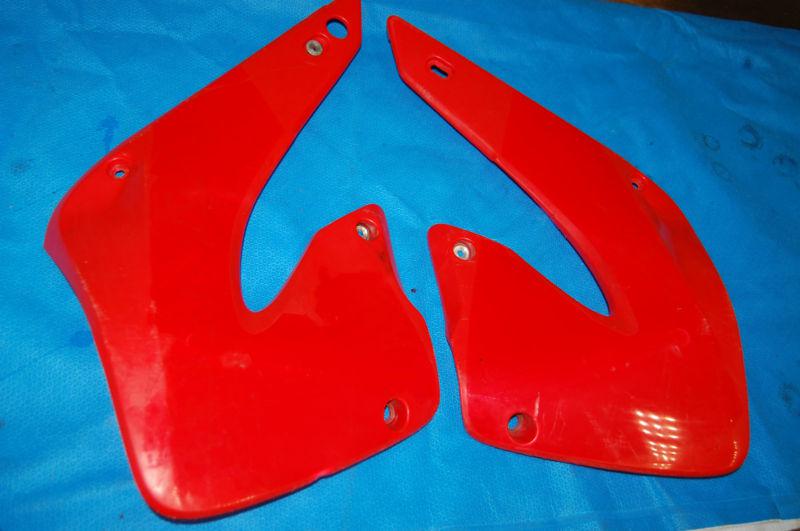 2000-01 2001cr125 cr 125 250 gas fuel tank shrouds cover plastic protector 