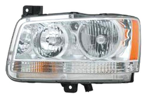 Replace ch2502214 - 2008 dodge magnum front lh headlight assembly halogen