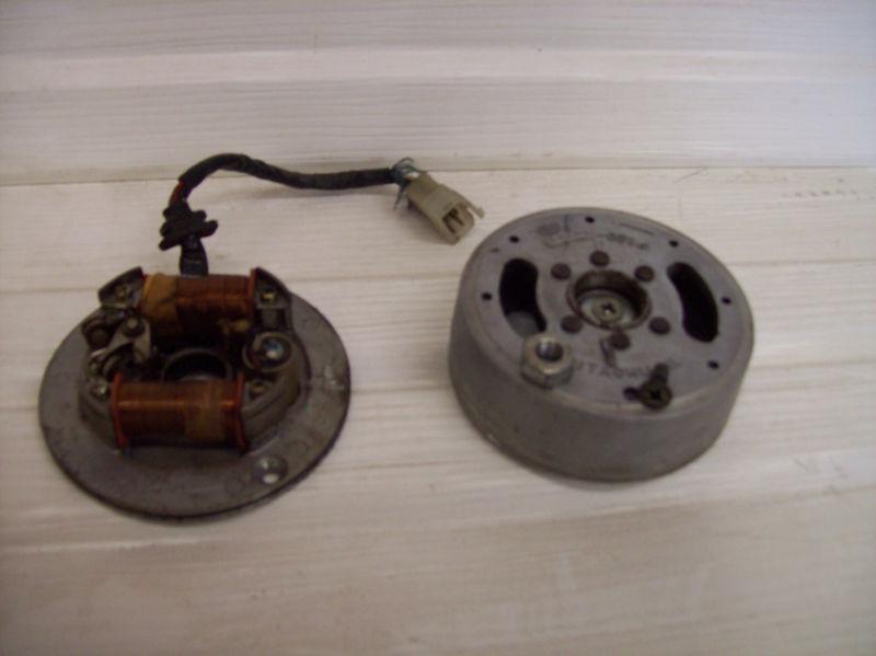 1977 honda z 50  ignition plate and flywheel