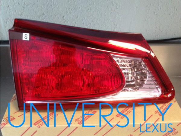 New oem 2011-2013 lexus is250 driver side rear inner tail lamp, left, is350