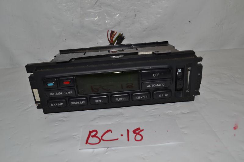 98 99 00 01 grand marquis  crown vic climate control unit a/c heater oem 