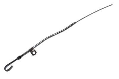 Sbf ford 351w chrome engine dipstick 20 inches long with adjustable mounting tab